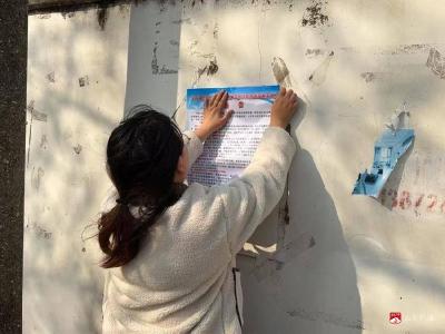 北关社区开展涉林资源保护专项整治政策宣传