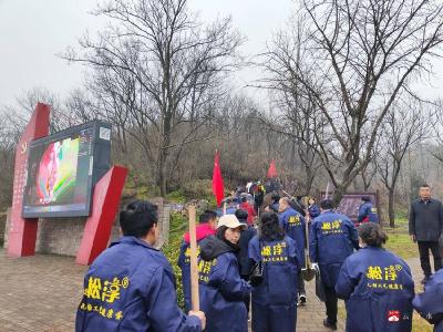 植绿护绿守初心 红色传承担使命——广水市商（协）会联合开展植树暨红色教育主题活动