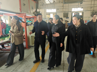 刘玲调研台资企业强海制鞋