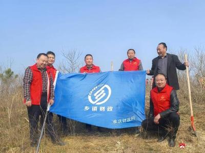 挥锹添新绿，齐心绘春景