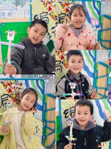 指尖创想，自然生趣——杨寨镇中心幼儿园大二班开展扭扭棒树枝小人创意手工课