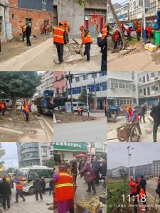 余店镇开展清洁家园专项行动