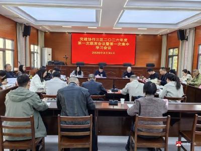 党建协作三区2026年度第一次联席会议顺利召开