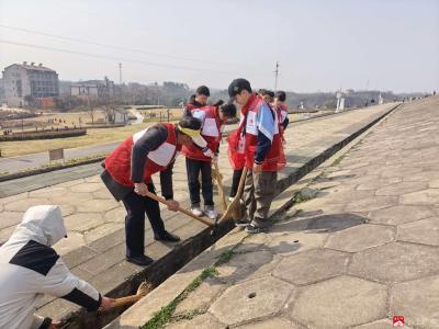 长岭镇中心小学：学雷锋践初心 护碧水净家园