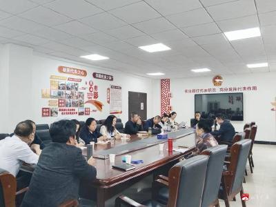 十里街道人大代表下沉一线护企利民助力发展