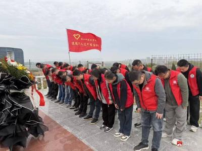 应山街道退役军人服务站组织开展 “追寻·2026·清明祭英烈”祭扫活动