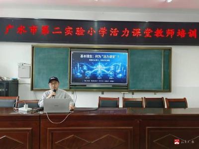 广水市第二实验小学开展“活力课堂”专题培训