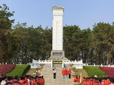 “永阳少年心向党”广水市永阳学校2026年清明节扫墓活动