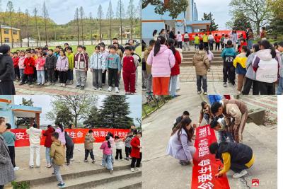 珍爱生命，预防溺水——蔡河镇小河中心小学开展防溺水安全教育签名活动
