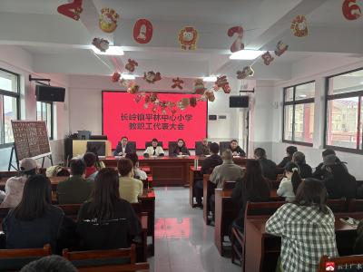 凝心聚力共奋进 共谋发展启新程  ——长岭镇平林中心小学顺利召开教职工代表大会
