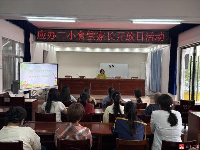 开放食堂零距离 家校携手护成长——应办二小开展食堂家长开放日活动