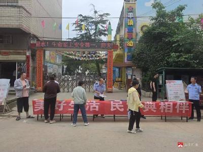 “定点摆摊+入户走访”太平镇打通普法宣传“最后一公里”