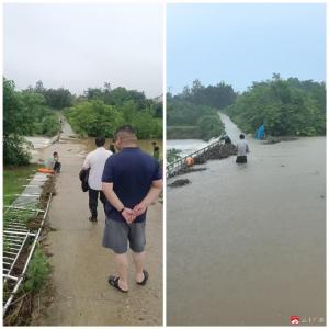 风雨逆行勇担当  坚守一线护民安——广水经济开发区灵山村全力开展抗洪救灾