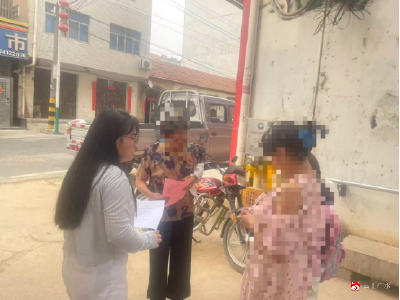 吴店镇入户宣传困境儿童防溺水安全宣传工作