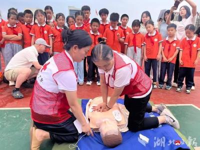 广水：防溺水宣讲进校园 护航学生暑期安全