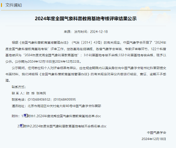 全省唯一！尚市镇净明小学再次被评为“优秀全国气象科普教育基地”