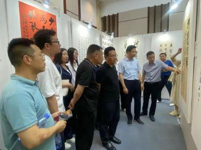 “炎帝故里翰墨情”书法艺术展开幕  