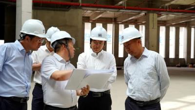 陈良调研县城区重点项目建设  