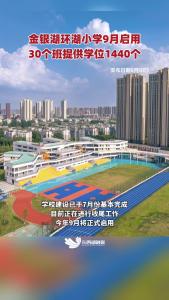 好消息！东西湖区金银湖环湖小学今年9月启用
