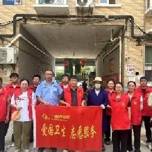 马池墩社区联合开展爱国卫生运动