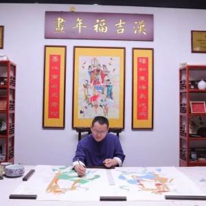他让年画 “活” 起来了