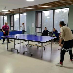 挥拍迎赛事 马池墩社区以球聚同心