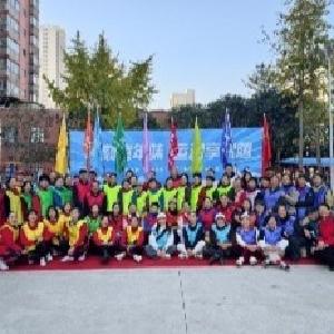 姑李路社区举办国企退休职工趣味运动会