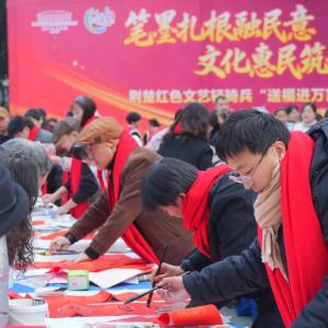 “荆楚红色文艺轻骑兵”走进吴家山街 