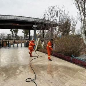 将军路市政环卫公司下足“绣花功夫” 干干净净迎新春