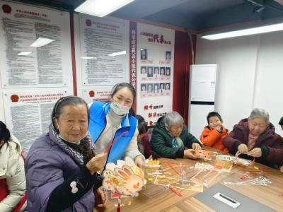 花灯映笑脸 汤圆暖夕阳 熊家墩社区欢喜闹元宵