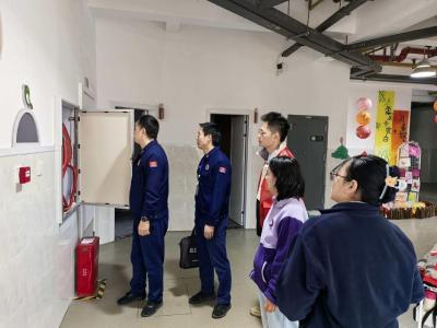 将南社区开展校园消防应急演练