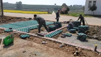 柏泉睡虎山陵园停车场扩建改造项目收尾，全力护航清明祭扫