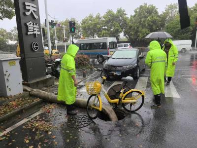 径河街永丰社区：全力迎战暴雨天气 保辖区平安畅行