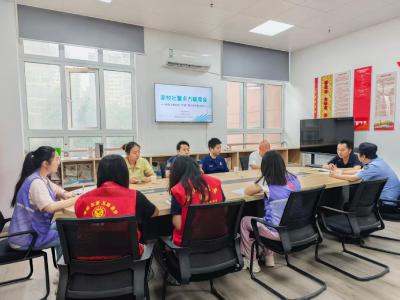 多方联动聚合力 同心守护筑防线——将军北路社区开展家校警社圆桌联席会