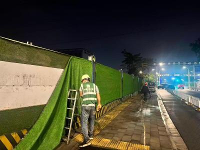 排查整改隐患 筑牢平安防线——将军路街全力清理老旧围墙守护群众出行安全