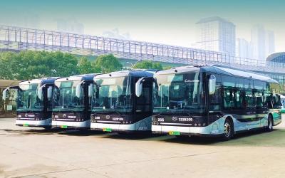 蔡甸“上新”一批高颜值新能源公交车，有这些新功能