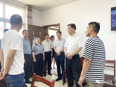 市退役军人事务局调研蔡甸区乡村振兴及退役军人服务体系建设工作