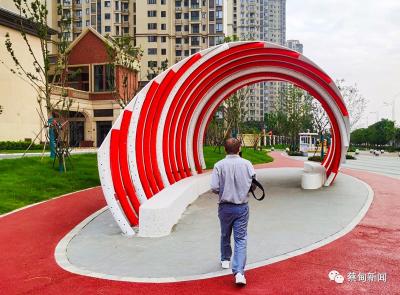 上新！蔡甸又有三个“口袋公园”建成开放