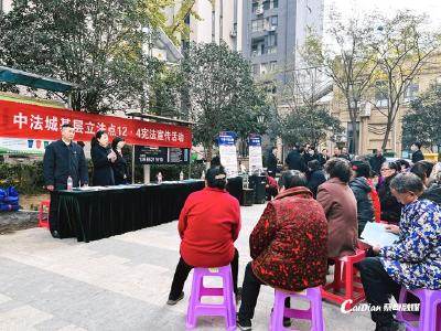 蔡甸：宪法宣传进社区 争当“法律明白人”