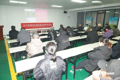  蔡甸区粮油稳产保供培训班开课