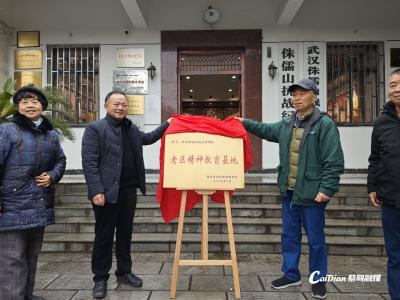 蔡甸：情系革命老区送春联 传承红色基因创品牌