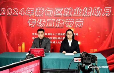 蔡甸：直播带岗启“春风” 企业人才云端“双向奔赴”