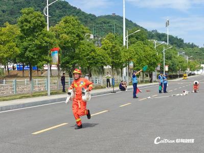 吹响集结号 蔡甸区基层应急力量大比武