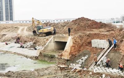 新春走基层 | 蔡甸又添滨水景观带 朝阳河清淤疏浚完成