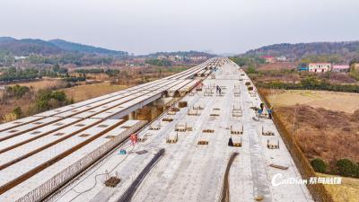 高质量发展·聚焦“十大工程” |  冲刺6月底！武天高速武汉段通车“倒计时”