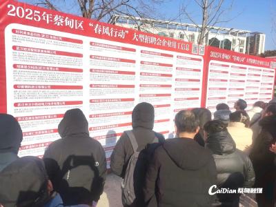 8000余人赴约！蔡甸 “春风行动” 招聘会促就业暖民心