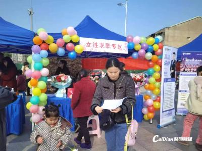 蔡甸区专场招聘会助力女性就业