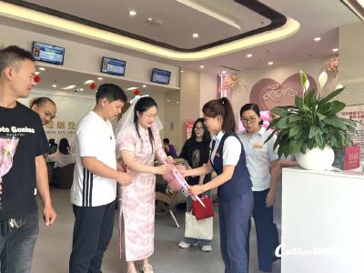 “520” 甜蜜加倍！蔡甸这样为新人幸福 “加码”