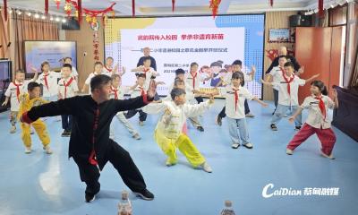 蔡氏金刚拳“武”动校园 非遗薪火代代相传