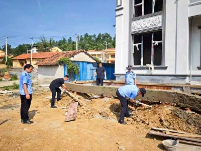 蔡甸张湾街道严打“少批多建”零容忍